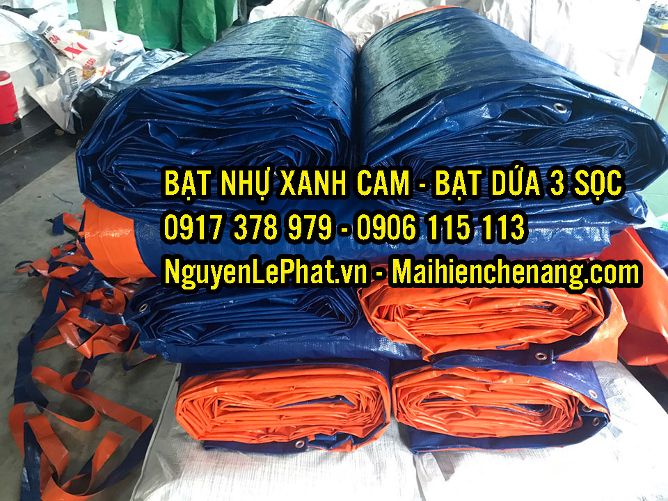 bạt xanh cam giá rẻ