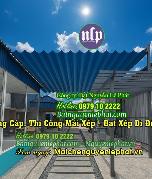 Thay Bạt Kéo Mái Che Di Động Quán Nhậu Long Khánh , Đồng Nai