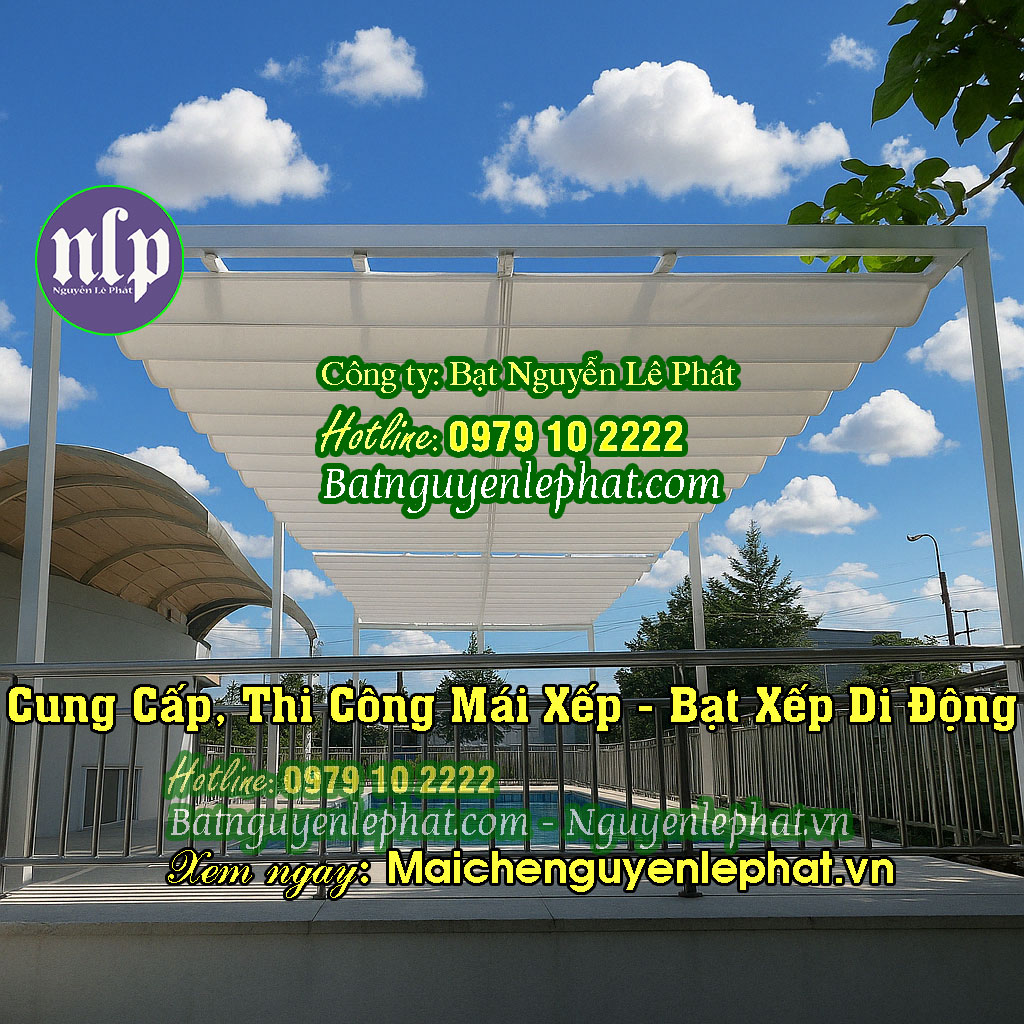 Lắp bạt mái che kéo tay Biên Hòa Đồng Nai