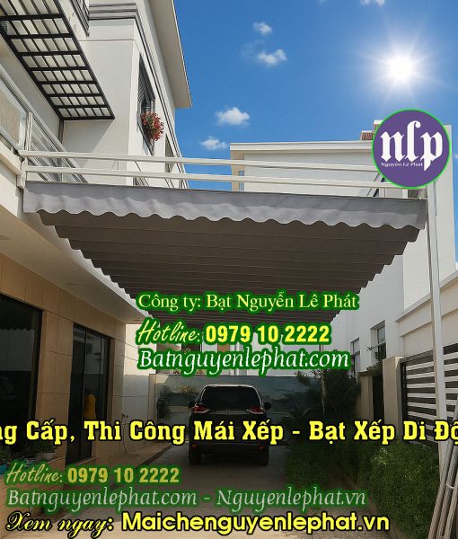 lắp bạt mái xếp