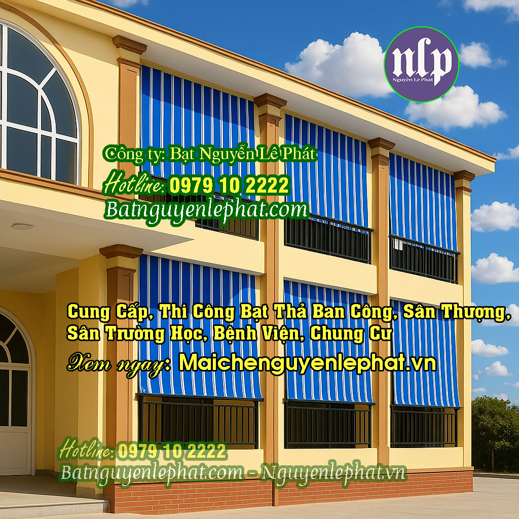 Lắp bạt mái thả tự cuốn Biên Hòa